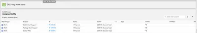 ExAM Tracker - Time & Work Management for Salesforce — screenshot