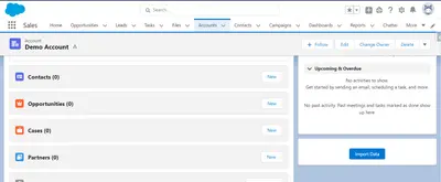 Excel 2 Salesforce for Salesforce — screenshot