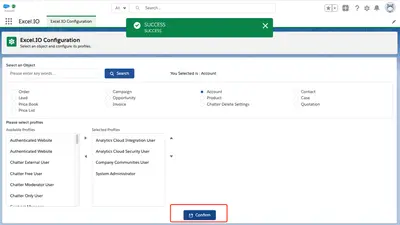 Excel.IO for Salesforce — screenshot