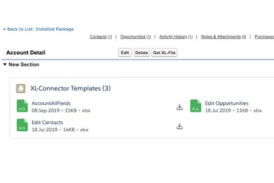 Excel Merge for Salesforce — screenshot