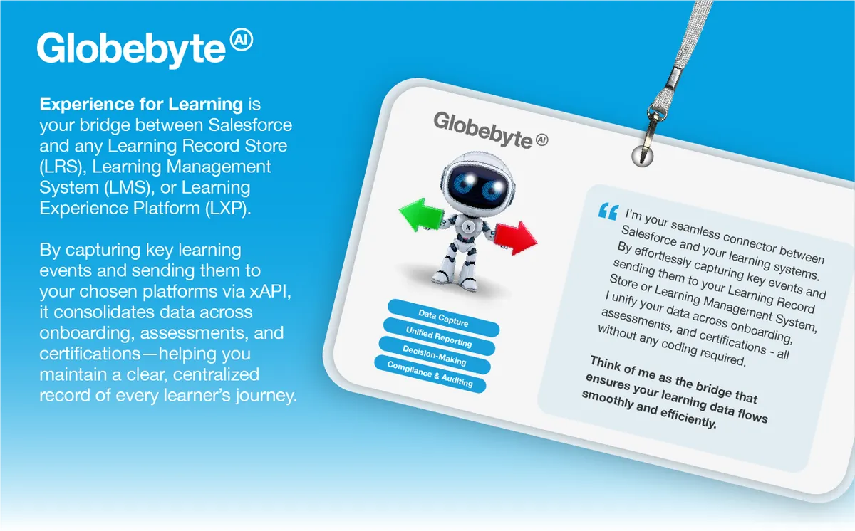 Experience for Learning — screenshot from the Salesforce AppExchange listing