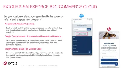 Extole Offer and Referral Management Platform for Commerce Cloud for Salesforce — screenshot