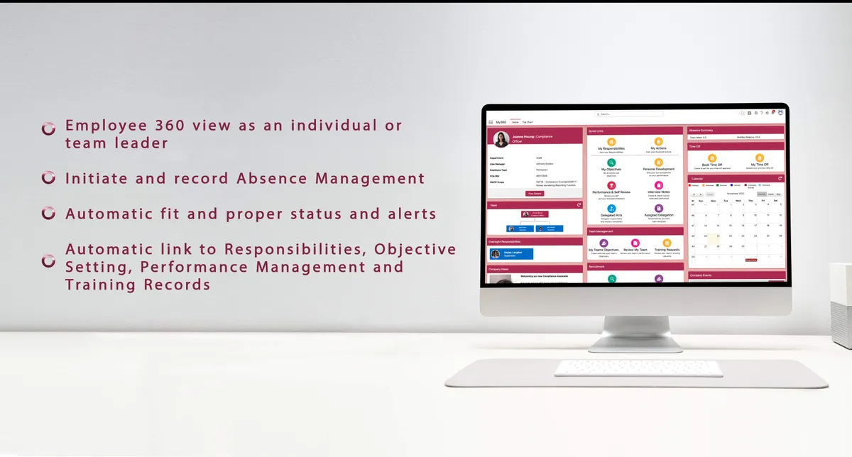 F&P360 — screenshot from the Salesforce AppExchange listing