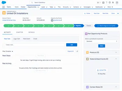 Fast Opportunity Products for Salesforce — screenshot