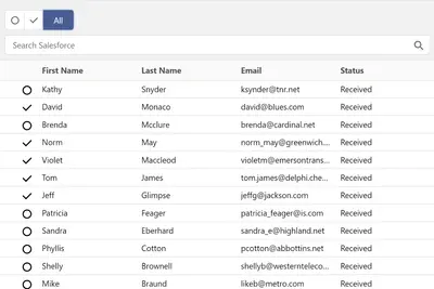 Fast, Very Customizable LWC Attendance Tracker for Salesforce — screenshot