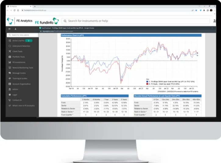 FE Analytics — screenshot from the Salesforce AppExchange listing