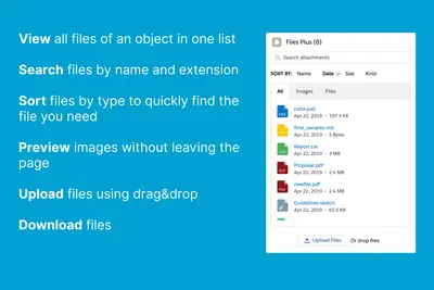 Files Plus for Salesforce — screenshot