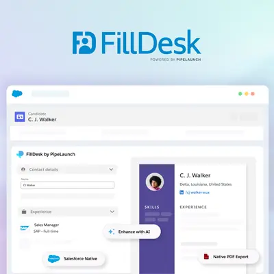FillDesk for Salesforce — screenshot