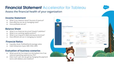 FINANCIAL STATEMENT | Tableau Accelerator for Corporate Finance for Salesforce — screenshot