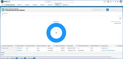Findhelp - Inbound Referrals Management for Salesforce — screenshot