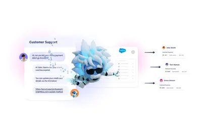 FinDock: AI Agentforce Showcase for Salesforce — screenshot