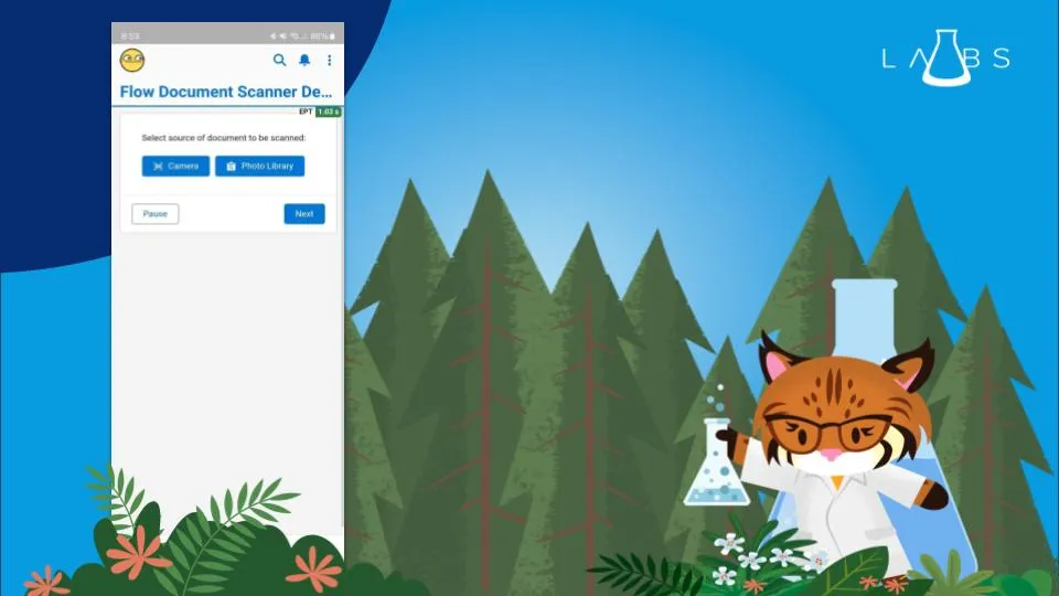 Flow Document Scanner — screenshot from the Salesforce AppExchange listing