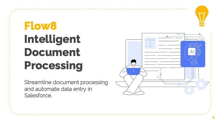 Flow8 - Intelligent Document Processing — screenshot from the Salesforce AppExchange listing