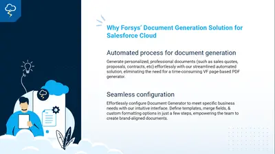 Forsys Order Form Generator for Salesforce — screenshot