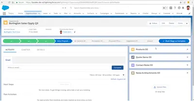 FPX Intelliquip Selling Cloud for Salesforce — screenshot