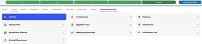 FranklinCovey Sales Tools for Salesforce — screenshot