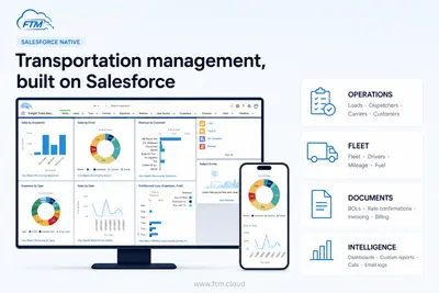 FTM | Native Salesforce TMS for Carriers, Brokers & Shippers for Salesforce — screenshot