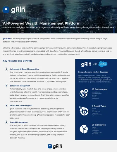 gAIn 360 for Salesforce — screenshot