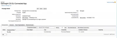 Gainsight CS Data Connector EU for Salesforce — screenshot
