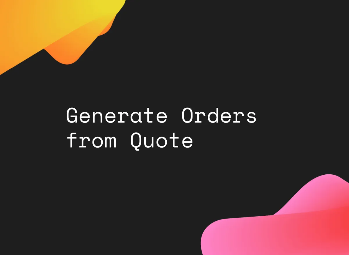 Generate Orders from Quotes — screenshot from the Salesforce AppExchange listing
