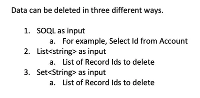 Generic Delete Package for Salesforce — screenshot
