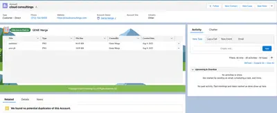 GENIE Merge - Image to PDF for Salesforce — screenshot