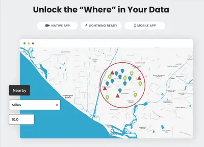Geopointe Agentforce Actions | AI-Powered Geolocation for Field Sales for Salesforce — screenshot