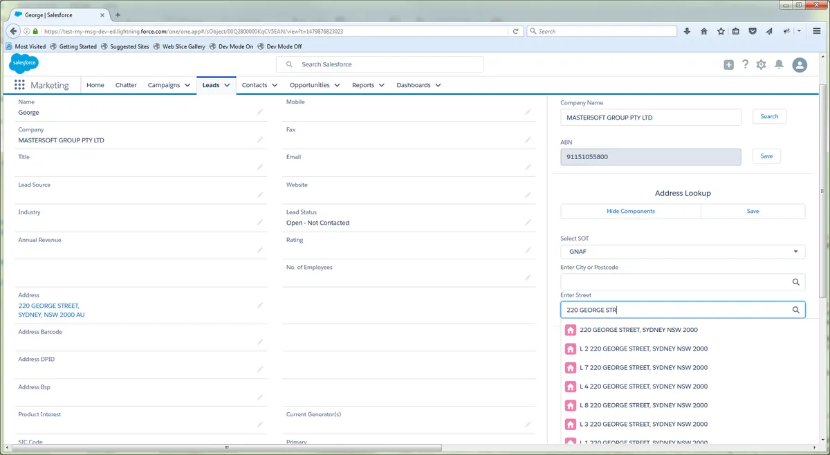 Global Address Validation — screenshot from the Salesforce AppExchange listing