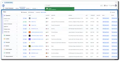 Global Database for Salesforce — screenshot