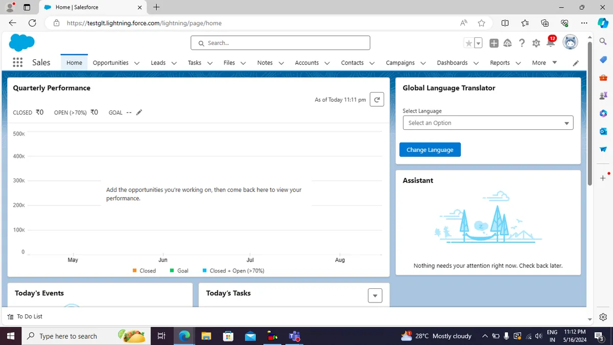 Global Language Translator — screenshot from the Salesforce AppExchange listing