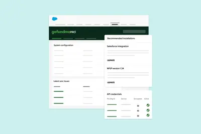 GoFundMe Pro for Salesforce - Base with NPSP compatibility for Salesforce — screenshot