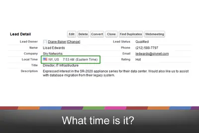 GoLocal - Multi Time Zone Bliss for Salesforce — screenshot