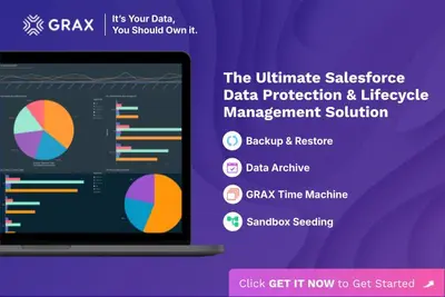 GRAX for SFDC Backup & Recovery, Archive, Data Seeding, Pipelines & Reuse - Gen1 for Salesforce — screenshot