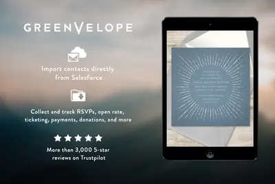 Greenvelope: Email Invites + RSVP Tracking for Salesforce — screenshot
