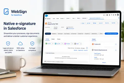 Handwritten digital signature on Wacom tablets for Salesforce — screenshot