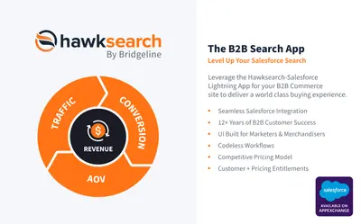 HawkSearch - AI-Powered Search, Product Discovery & Recommendations for Salesforce — screenshot