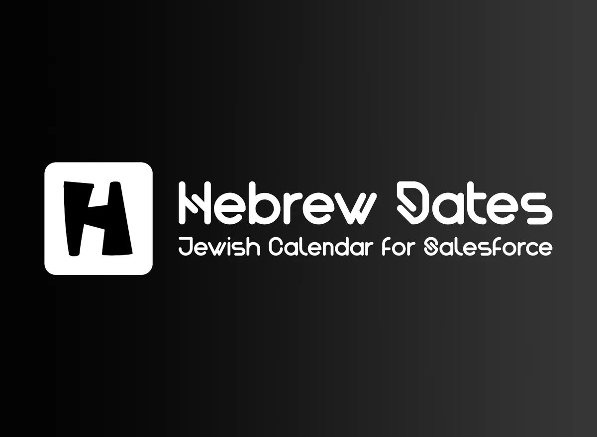 Hebrew Dates — screenshot from the Salesforce AppExchange listing