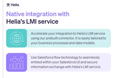 Helia LMI Connector for Salesforce — screenshot