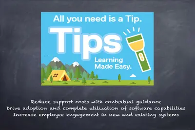 Help Tips - Sales Onboarding, Training, Coaching & Enablement - 100% Native for Salesforce — screenshot