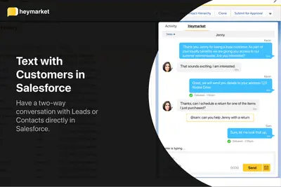 Heymarket Marketing Cloud Connector for Salesforce — screenshot