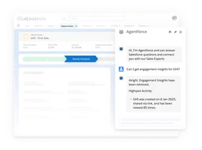 Highspot for Agentforce for Salesforce — screenshot