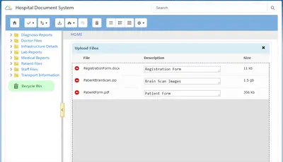 HIPAA Compliant Document Management on Health Cloud for Salesforce — screenshot