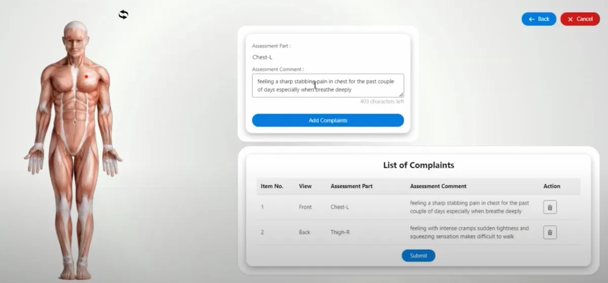 Human Body Annotation — screenshot from the Salesforce AppExchange listing