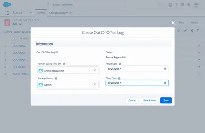 I Am Out! The Out of Office Case Handler. for Salesforce — screenshot
