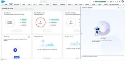 IBM watsonx Sales Prospecting Agent for Salesforce — screenshot