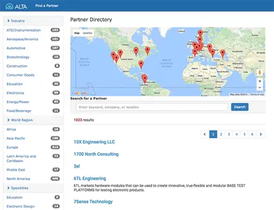 Impartner Locator for Salesforce Community Cloud for Salesforce — screenshot