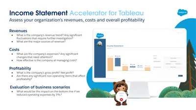 INCOME STATEMENT | Tableau Accelerator for Corporate Finance for Salesforce — screenshot