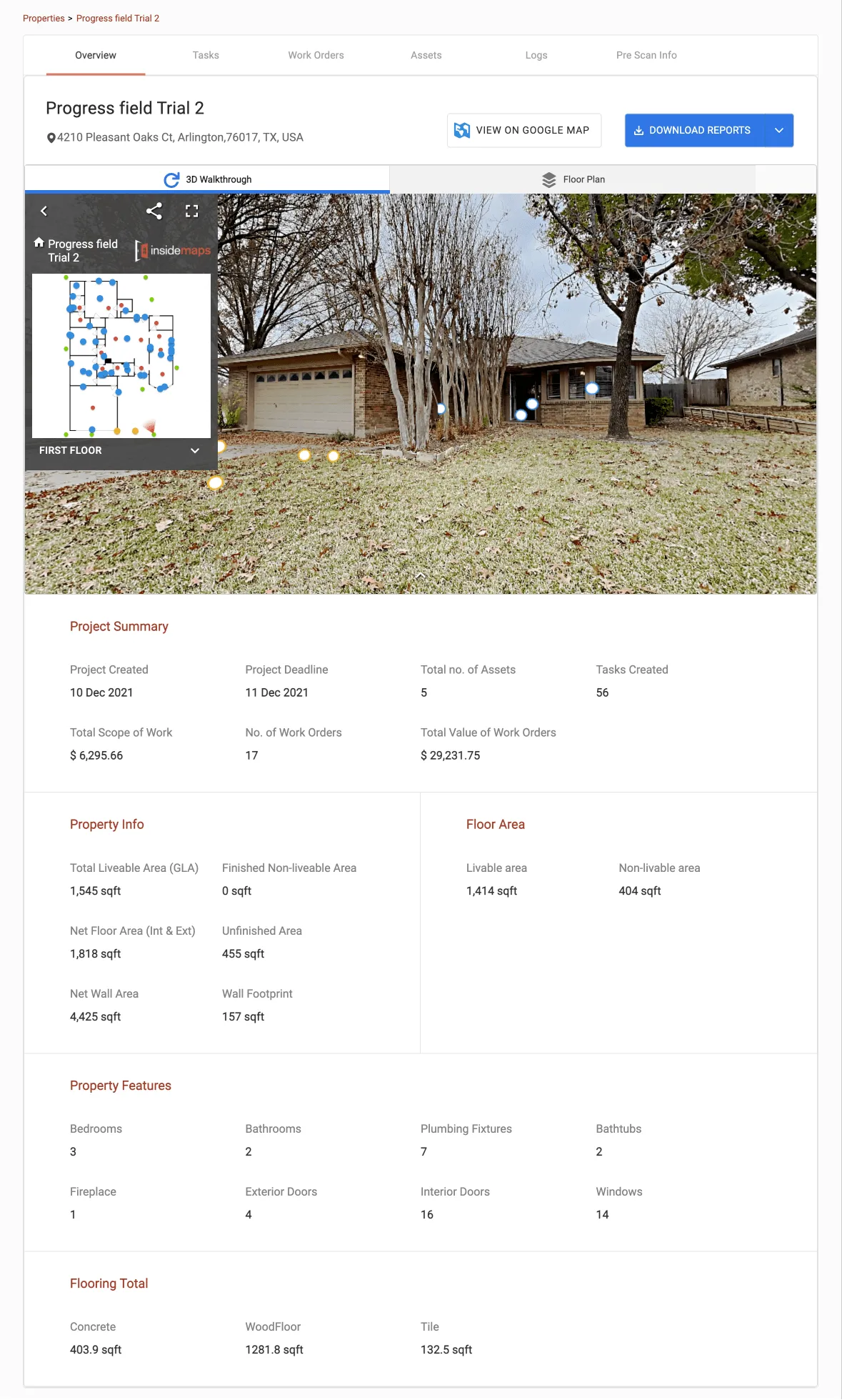 InsideMaps Data Sync — screenshot from the Salesforce AppExchange listing