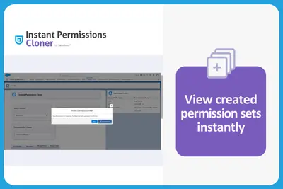 Instant Permissions Cloner for Salesforce — screenshot