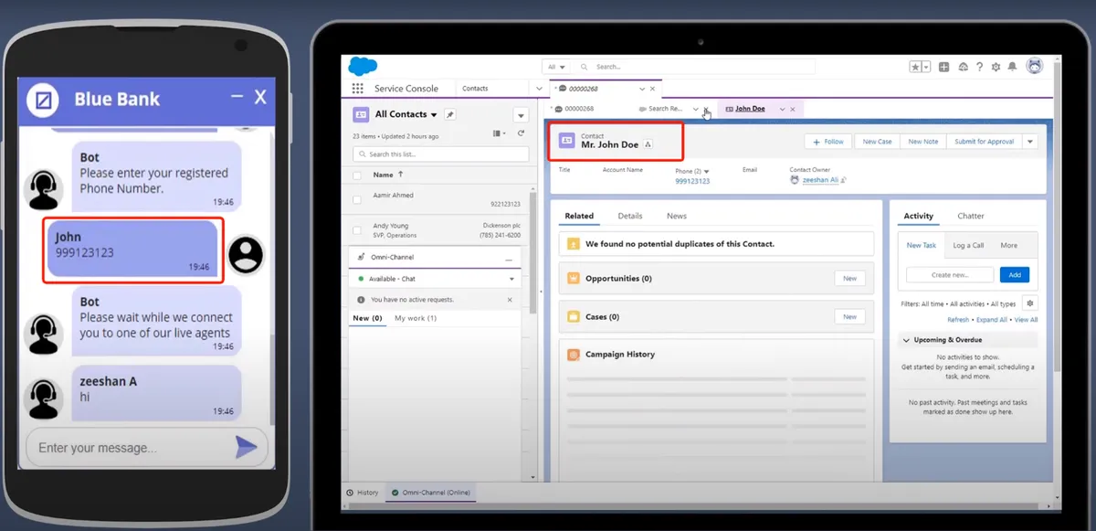 Intelligent Communication Manager — screenshot from the Salesforce AppExchange listing
